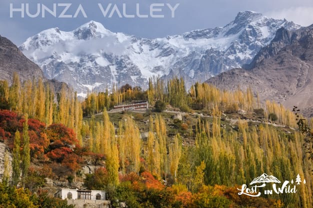 hunza valley autumn